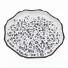 CHONGAI 500 Pcs Acrylique Simple Alphabet / Lettre Cube Perles Pour La Fabrication De Bijoux DIY Perles En Vrac 6X6mm Y200730