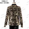 SZMANLIZI 2020 élégant hommes Costume Costume Blazer or Sequin deux pièces noir velours revers coupe ajustée mariage fête marié smoking