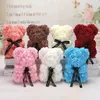 Ny Alla hjärtans daggåva Pe Rose Bear Leksaker med presentförpackning Fylld full av kärlek Romantiska Teddybjörnar Doll Söt flickvän Barn närvarande