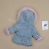 Toddler Coat Jacket Kids Baby Girls Hooded Faux Fur Fleece Warm Thick Denim Fashion Winter Warm Costume boys Cotton-pad LJ201203