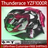 OEM-lichaam voor Yamaha YZF1000r Thunderace YZF Zwart Rood 1000r 1000 R 96-07 Carrosserie 87NO.154 ZF-1000R 96 97 98 99 00 01 YZF1000-R 02 03 04 05 06 07 1996 2007 Verkortingsset