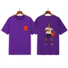 Hip Hop Rap Star T-shirts för män Kvinnor Harajuku Kortärmad T-shirt Streetwear Bokstavstryck Sommar T-shirts Toppar