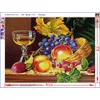 Fruta Tópicos Completos / Redondo Paisagem Paisagem 5D Diamante Pintura Diamante Bordado Cross Stitch Diamante Mosaico Casa Decoração 201112