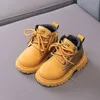 Boots for Boys Girls Toddlers Casual Children Shoes Autumn Winter Fashion Kids Short Boot Running Non-slip Ankle Booties 211227