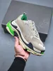 Triple S 17FW The Hacker Project Men Designer Casual Shoes Platform Sneakers Black Wit Gray Pink Blue Light Tan Oreo Old opa Trainers Sports Balencaiga Dames