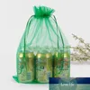 Grote Organza Trektas 50 Stks / partij 35x50cm Groen Decorating Gift Tassen Bruiloft Gunst Feestartikelen