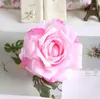 100 st 12 cm hög quanlity siden rose konstgjorda blommhuvuden diy blomma för bröllop vägg båg bukett dekoration blommor