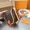 Klassieke crossbody tambourin zadel tas vrouwen handtassen portemonnee flip schoudertassen kleine varkensportefeuilles hoge kwaliteit M44860