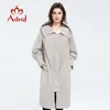 Astrid Printemps Mode Longue Trench-Coat À Capuchon De Haute Qualité Urbaine Femme Tendance Tendance Lâche Mince Manteau AS7017 201030