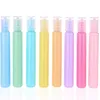 500 pcs/lot 10 ml 30 ml coloré main bouteille vide en plastique flip cap désinfectant bouteille cosmétiques emballage tube