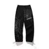 IEFB / Homens desgaste hip hop solto elástico cintura calças bordado cintas de tornozelo outono casual drewstring esportivo masculino 9y1729 201110