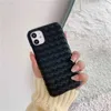 Huawei Oppo Vivo iPhone 14 Pro Max 14 Plus 12 11 X XR XS XSMAXデザイナーSamsung Case S20 S27580587の織りテクスチャレザー携帯電話ケース