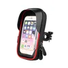 Holders 6.4 inch Waterproof Bicycle Phone Holder Stand Motorcycle Handlebar Mount Bag Cases Universal Bike Scooter Cell Phone Bracket