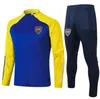 Boca Juniors 21 22 Tracksuit Jackets 2021 2022 Tevez de Rossi Maradona 조깅 축구 훈련 슈트 Surveetement 샹들리콘 축구 키트