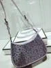 Borsa a tracolla Luxurys Cleos borse in nylon designer borse con diamanti cleo hobo finto cristallo fashion lady crossbody Classic Brand Underarm