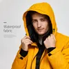 Tiger Force Oversize Winter Ski Sport For Men Waterproof Snow Fake Two Hooded jacket Male Thicken Coat LJ201222