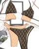 Сексуальные бикини для бикини винтажные блокировки сети купание для женщин