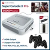 Super PSP / PS1 / N64 / DC 아케이드 게임 콘솔 X Pro S905X WiFi 출력 미니 TV 비디오 플레이어 듀얼 시스템 내장 50000 게임용