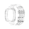 Siames Clear Band Case For Fitbit Versa 3 Transparent Bracelet For Fitbit Sense Versa 3 Strap Replacement Plastic Loop Watchband Accessories