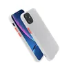 Coque de téléphone rigide antichoc hybride en TPU givré mat transparent pour iPhone 12 11 Pro XS Max XR X 8 7 6 Plus