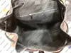 Sportväska Äkta Cowhide Leather Eclipse Canvas Designer Män Resor Bagage Satchel Tote Shoulder Straps