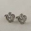 Crystal Gold Crown Cuff Links Mens Diamond CuffLinks Formal Business Shirt Suit Fashion Jewelry Will and Sandy 용 버튼