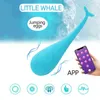 NXY Yetişkin Oyuncaklar Akıllı App Küçük Balina Eğlenceli Yumurta Atlama Kablosuz Uzaktan Kumanda Giyim Kadın Mastürbasyon Seks Ürünleri Vibratör 0301