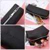 Leather Pencil Case Simple Black High Capacity Business Pencilcase For Kids School Office Gift Supplies Creative Stationery5186104