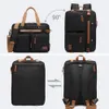 Coolbell Convertible ryggsäck Messenger Shoulder Bag Laptop Case Handbag Business Travel Rucksack Fits 15 6 17 3 Inch Laptop 20111330e