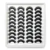 40 Pairs 1525 mm 3d Mink Lashes Bulk Faux Thick Long Wispy Natural Mink Lashes Pack Short Wholes Natural False Eyelashes4198339