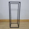 decoration Set of 5 PCs black Metal Plinths Wedding Backdrop Stand Columns rectangle Cylinders metals flower frame pillar stand senyu937