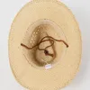 Panama Hat Summer Sun Cappelli per le donne uomo Beach Paglia Cappelli per uomo Protezione UV Cap Chapeau Femme Cappucci da cowboy da donna