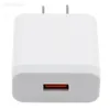 Enstaka USB-laddare 2A C Travel US Plug Adapter Portable Mobiltelefon Väggladdare för Samsung Xiaomi 100PCS