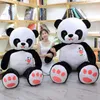 60 cm/80/100 cm Nette Große Panda Puppe Plüschtier Tiere Kissen Kinder Geburtstag Weihnachtsgeschenke Cartoon Spielzeug Großes Kissen Auf Dem Bett LJ201126