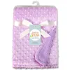 Baby Blanket & Swaddling Newborn Thermal Soft Fleece Blanket Solid Bedding Set Cotton Quilt LJ201014