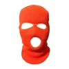 3 Holes Ski Face Mask Winter Balaclava Cap Kniitting Wool Beanie Windproof Thermal Helmet Hat Hood Army Tactical Masks