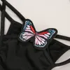 Комплект нижнего белья Ellolace Butterfly, сексуальный бюстгальтер и праздничный комплект, женское нижнее белье, женское нижнее белье, сексуальное эротическое белье 260F