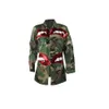 Wjustforu Camouflage Coat Jacket Fashion Outwear Donna Autunno militare Bottone vendita calda Casual Army Green Women Jacket Outwear 201112