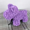 40 cm Rose Dog Multicolor Foam Teddy Bear Rose Girlfriend Valentines Day Gift Birthday Party Decoration Artificial Flowers 1022218R