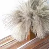 パンパス草の装飾乾燥花の手編まれた枝編み細工品バスケット海草の羽の花結婚式の装飾自然乾燥ブーケ