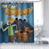 Ankomst Scooby Doo Dog Shower Curtain Polyester Fabric High Defintion Tryck Badrum Vattentät 12 Hook Bath T2007112443830