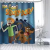 Прибытие Scooby Doo Dog Dog Shure Charnepen Polyester ткань Высокая определение принт для ванной комнаты Ванная 12 крючков ванна T200711