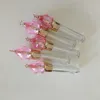 Plastique en plastique Contage d'emballage cosmétique Rose Magic Wand Lip Gloss Tube Rechargeable Bouteille Repolloss vides Bouteilles CONTA7517382