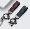 Partij Gunst Nieuwe Mode Lederen Net Rode Auto Sleutelhanger Metalen Keychain Hanger Auto Accessoires