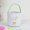 50 pcs Páscoa coelho orelha cestas 2022 Easter ovo caça bolsa de cesta de cesta de doces balde Bucket Sacos de embalagem Sacos de armazenamento Dap439