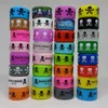 Silikon-Schutzband, Gummi, rutschfeste Ringe, individuelle Logo-Tasche, leuchtender, geprägter Gravurbuchstabe für Schutzglasröhre