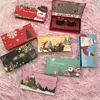 Caixas de pestanas de Natal Preço atacado 20mm 22mm 25mm Mink Eyelashes Pacote Personalizado Logo Magnética Choques Caixas de Extensão Lash