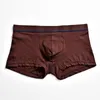 M-3XL Man Bomull Mid-Rise Seamless BoysHort Mäns Tränar Underkläder Män Boxer Shorts Mix Color 6PCS / Lot C507