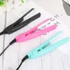 Andra hushållens sundries Mini Portable Electric Splint Flat Iron Plastic Hair Curler Strahtener Hairs Perming Hairs Styling Appliance Crimper WDH1398