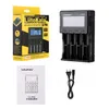 LiitoKala Lii-PD4 4 slot LCD Smart 18650 Battery Charger for 3.7V Li-ion 18650/18500/16340/26650/21700 /20700/18350/CR123A Rechargeable batteries